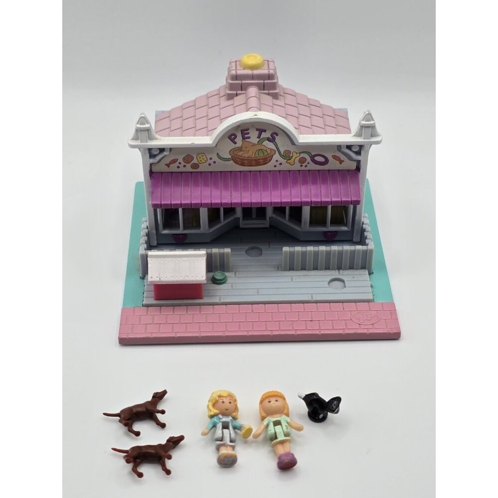 Polly Pocket Vintage 1993 Pet Store Polly's Pet Shop Bluebird Toys Compact